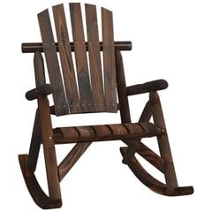 Supama sodo kėdė vidaXL 69x96x101cm, tamsiai ruda kaina ir informacija | Lauko kėdės, foteliai, pufai | pigu.lt