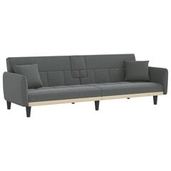 Sofa-lova vidaXL, pilka цена и информация | Диваны | pigu.lt