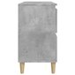 vidaXL Spintelė praustuvui, betono pilka, 80x33x60cm, apdirbta mediena цена и информация | Vonios spintelės | pigu.lt