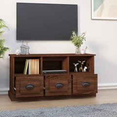 vidaXL Televizoriaus spintelė, ruda ąžuolo, 100x35x50cm, mediena kaina ir informacija | TV staliukai | pigu.lt