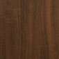vidaXL Šoninė spintelė, ruda ąžuolo, 100x35,5x60cm, apdirbta mediena цена и информация | Svetainės spintelės | pigu.lt