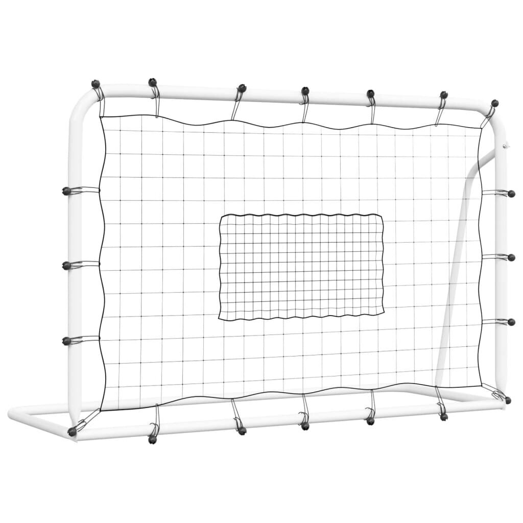 Futbolo vartai su tinklu vidaXL, 184x61x123 cm kaina ir informacija | Futbolo vartai ir tinklai | pigu.lt