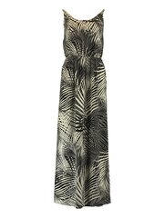 Suknelė moterims Hailys DORIS KL*6420, juoda/smėlio spalvos kaina ir informacija | Suknelės | pigu.lt