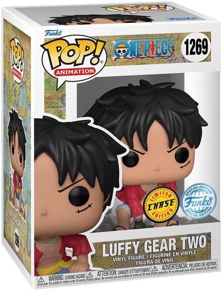 Funko POP! One Piece Luffy Gear Two chase Exclusive kaina ir informacija | Žaidėjų atributika | pigu.lt