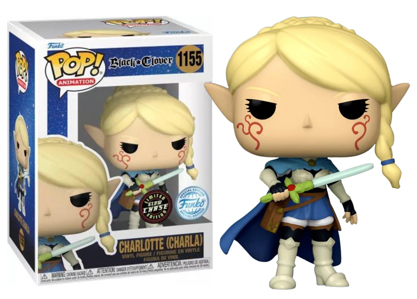 Funko POP! Black Clover Charlotte (Charla) kaina ir informacija | Žaidėjų atributika | pigu.lt