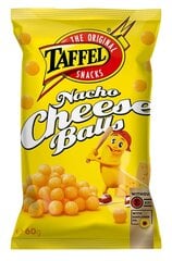 Kukurūzų traškučiai Taffel Nacho Cheese Balls, 28x60 g kaina ir informacija | Užkandžiai, traškučiai | pigu.lt