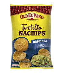 Tortilijų traškučiai Old El Paso NaChips, 10x185g kaina ir informacija | Užkandžiai, traškučiai | pigu.lt