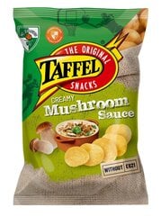 Bulvių traškučiai Taffel Creamy Mushroom, 18x130 g kaina ir informacija | Užkandžiai, traškučiai | pigu.lt