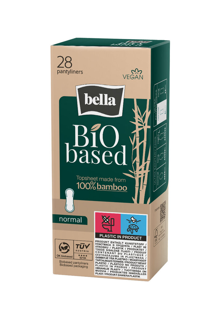 Higieniniai įklotai Bella Bio Based Ultra thin Normal, 12 x 28vnt. kaina ir informacija | Tamponai, higieniniai paketai, įklotai | pigu.lt