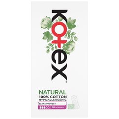 Ежедневные прокладки Kotex Natural Daily 36 шт. цена и информация | Тампоны, гигиенические прокладки для критических дней, ежедневные прокладки | pigu.lt