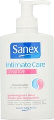 Intymios higienos prausiklis su pompa Sanex, 250ml цена и информация | Средства для интимной гигиены | pigu.lt