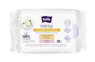 Drėgnos servetėlės Bella Intima, 7 x 20 vnt. kaina ir informacija | Intymios higienos prausikliai | pigu.lt