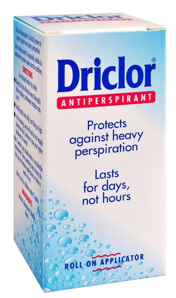 Rutulinis antiperspirantas Driclor, 4 x 20 ml цена и информация | Dezodorantai | pigu.lt