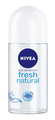 Rutulinis dezodorantas moterims Nivea Fresh Natural, 6 x 50 ml kaina ir informacija | Dezodorantai | pigu.lt