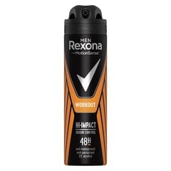 Purškiamas dezodorantas vyrams Rexona Workout, 6 x 150 ml kaina ir informacija | Dezodorantai | pigu.lt