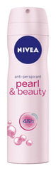 Purškiamas dezodorantas moterims Nivea Pearl&Beauty, 6 x 150 ml kaina ir informacija | Dezodorantai | pigu.lt