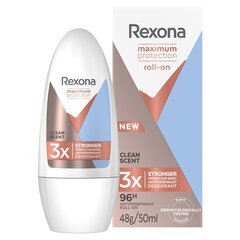 Rutulinis moteriškas antiperspirantas Rexona Clinical, 6 x 50 ml kaina ir informacija | Dezodorantai | pigu.lt