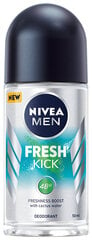 Nivea Men Men Ball Deodorant Men's Cool Kick Fresh, 6 упаковочный комплект цена и информация | Дезодоранты | pigu.lt