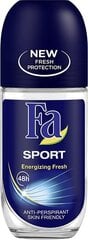 Rutulinis dezodorantas Fa Men Sport, 6 x 50 ml kaina ir informacija | Dezodorantai | pigu.lt
