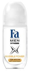 Rutulinis dezodorantas Fa Men Xtreme Invisible, 6 x 50 ml kaina ir informacija | Dezodorantai | pigu.lt