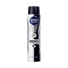 Purškiamas dezodorantas vyrams Nivea Men B&W Power, 6 x 250 ml kaina ir informacija | Dezodorantai | pigu.lt