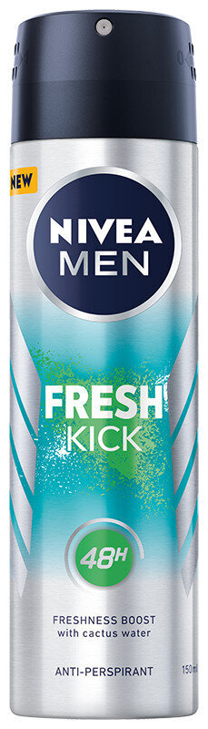 Purškiamas dezodorantas vyrams Nivea Men Cool Kick Fresh, 6 x 150 ml цена и информация | Dezodorantai | pigu.lt