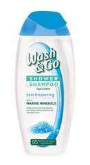 Гель для душа Wash & Go Go с минералами, 250 мл, 6 упаковок цена и информация | Масла, гели для душа | pigu.lt