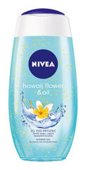 Dušo želė Nivea Oil&Hawaii Flower, 6 x 250 ml kaina ir informacija | Dušo želė, aliejai | pigu.lt