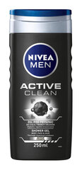 Nivea Men Active Clean Show цена и информация | Масла, гели для душа | pigu.lt