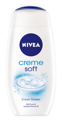 Dušo želė Nivea Creme Soft, 6 x 250 ml kaina ir informacija | Dušo želė, aliejai | pigu.lt