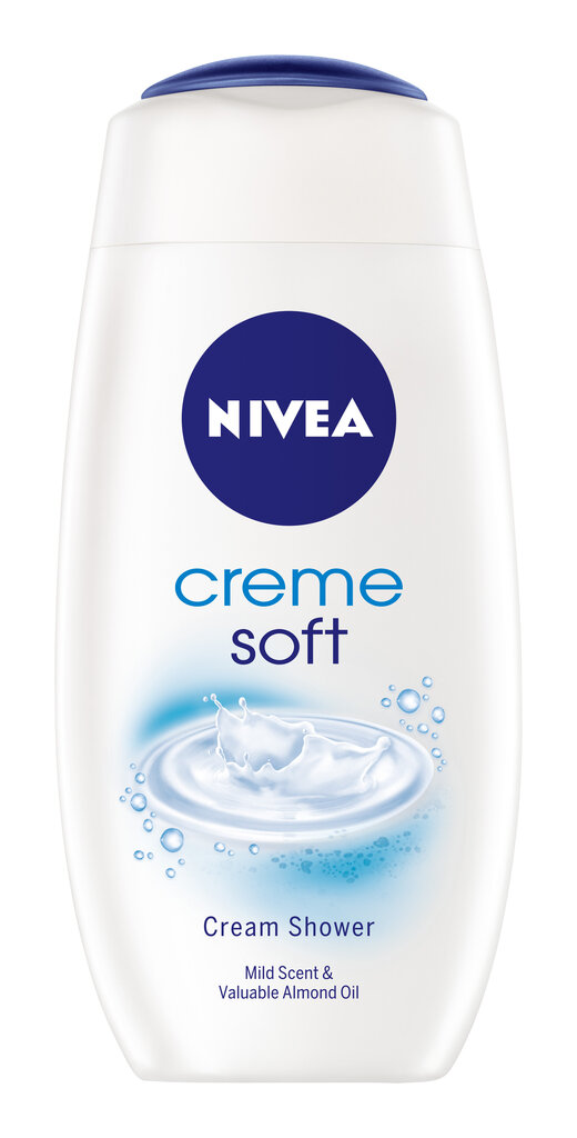 Dušo želė Nivea Creme Soft, 6 x 250 ml цена и информация | Dušo želė, aliejai | pigu.lt