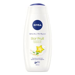 Dušo želė Nivea Care &Star Fruit, 6 x 500 ml kaina ir informacija | Dušo želė, aliejai | pigu.lt