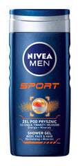 Nivea Men Sport Sport Shower Jelly Мужчина 250 мл, 6 пакетов цена и информация | Масла, гели для душа | pigu.lt