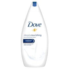 Dušo želė Dove Deeply Nourishing, 6 x 500 ml kaina ir informacija | Dušo želė, aliejai | pigu.lt