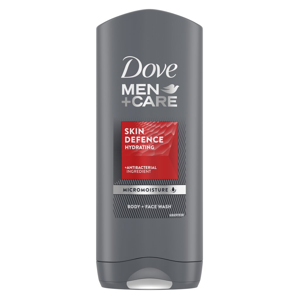 Dušo želė vyrams Dove Skin Defence, 6 x 400ml цена и информация | Dušo želė, aliejai | pigu.lt