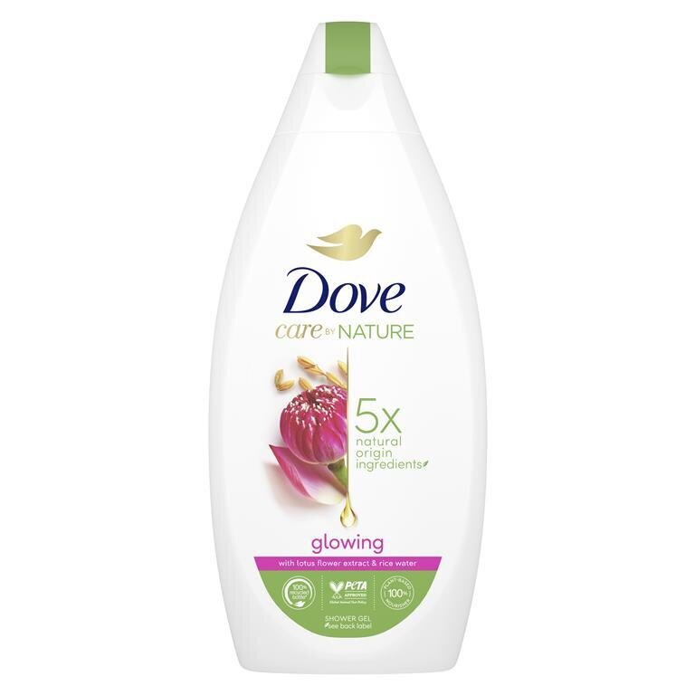 Dušo želė Dove Glowing, 6 x 400 ml kaina ir informacija | Dušo želė, aliejai | pigu.lt