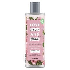 Dušo želė Love , Beauty & Planet Bount Moist, 400ml kaina ir informacija | Dušo želė, aliejai | pigu.lt