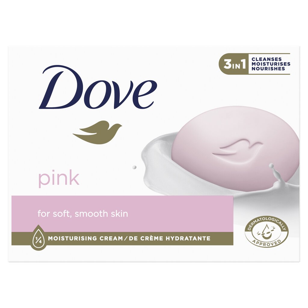 Muilas Dove Pink Bar, 12 vnt. x 90g цена и информация | Muilai | pigu.lt