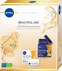 Kalėdinis dovanų rinkinys Nivea Beautiful Age kaina ir informacija | Kūno kremai, losjonai | pigu.lt