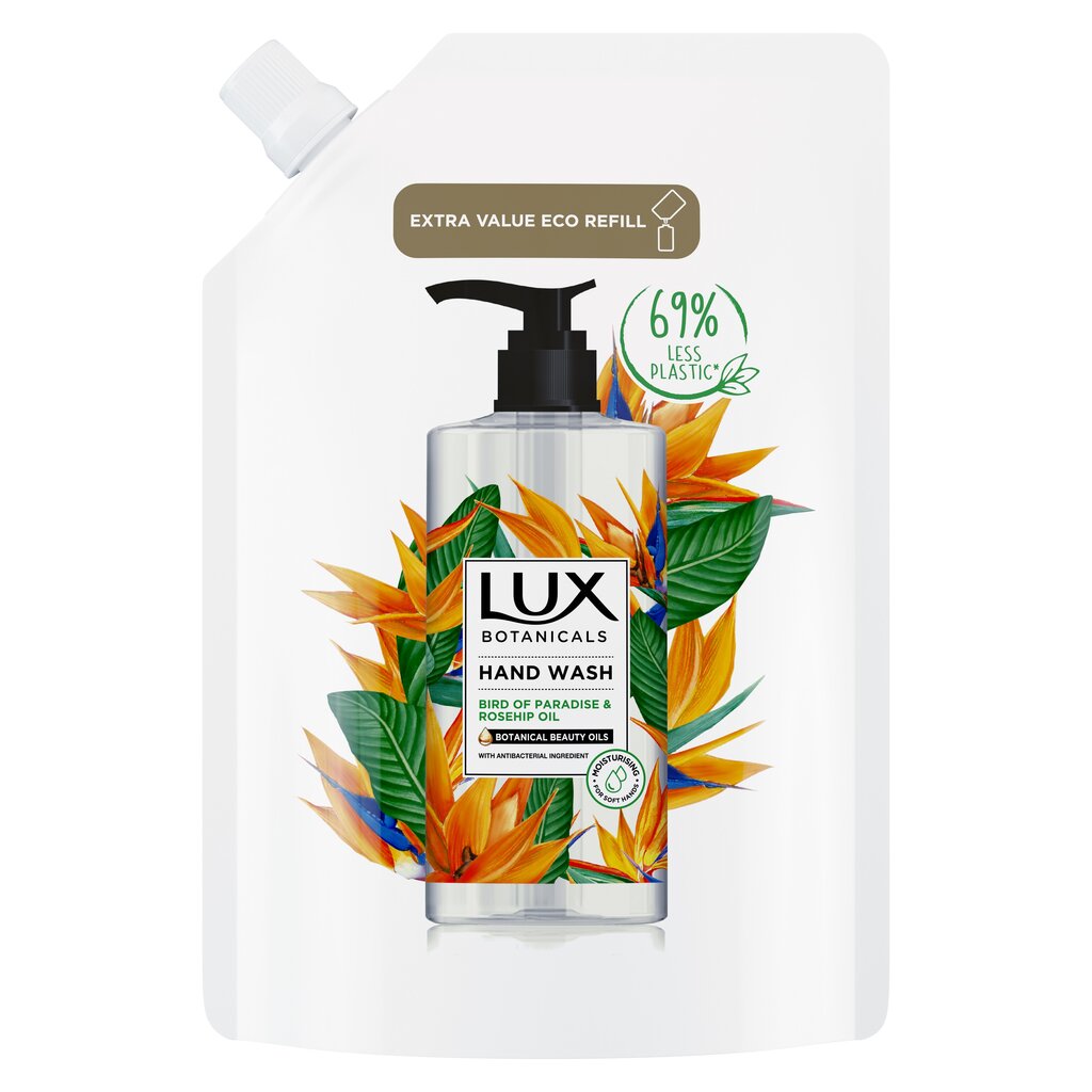 Skysto muilo papildymas Lux Botanic Bird of Paradice&Rosehip, 500 ml, 3 vnt. цена и информация | Muilai | pigu.lt