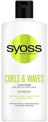 Syoss Curls & Waves Balm 440ML, 6 упаковочных комплектов цена и информация | Бальзамы, кондиционеры | pigu.lt