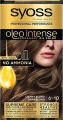 Plaukų dažai Syoss Intense 6-10 Dark Blond, 3 vnt. kaina ir informacija | Plaukų dažai | pigu.lt