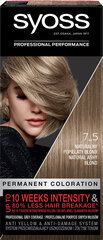 Plaukų dažai Syoss Color 7-5 Natural Ashy blond, 3 vnt. kaina ir informacija | Plaukų dažai | pigu.lt