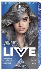 Plaukų dažai Schwarzkopf Live Urban Metallics U72, 3 vnt. kaina ir informacija | Plaukų dažai | pigu.lt