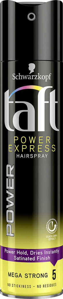 Plaukų lakas Taft Power Express, 5 x 250 ml kaina ir informacija | Plaukų formavimo priemonės | pigu.lt