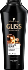 Šampūnas ypač pažeistiems plaukams Gliss Kur Ultimate Repair, 6 x 400 ml kaina ir informacija | Šampūnai | pigu.lt