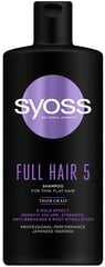 Šampūnas Syoss Full Hair 5D, 6 x 440 ml kaina ir informacija | Šampūnai | pigu.lt