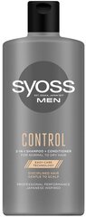 Syoss Men Control Shampoo 440ML, 6 набор упаковки цена и информация | Шампуни | pigu.lt