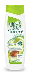 Šampūnas Wash&Go su avokadu ir alaviju, 3 x 400 ml kaina ir informacija | Wash & Go Kvepalai, kosmetika | pigu.lt