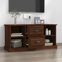 vidaXL Televizoriaus spintelė, ruda ąžuolo, 99,5x35,5x48cm, mediena kaina ir informacija | TV staliukai | pigu.lt